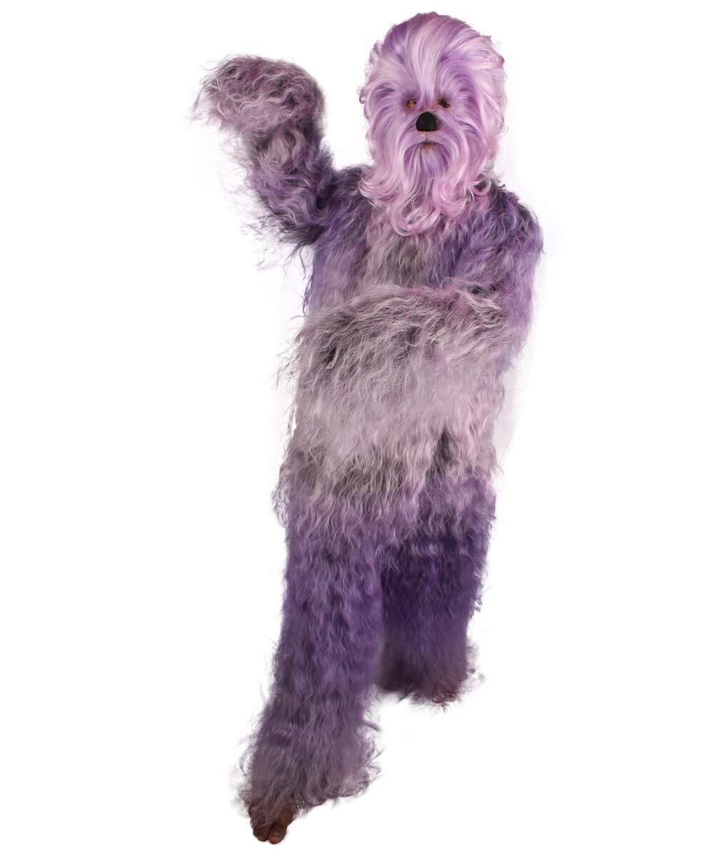 Adult Hairy Warrior Star Wars Chewbacca  Costume Wig | Bigfoot Yeti Costume