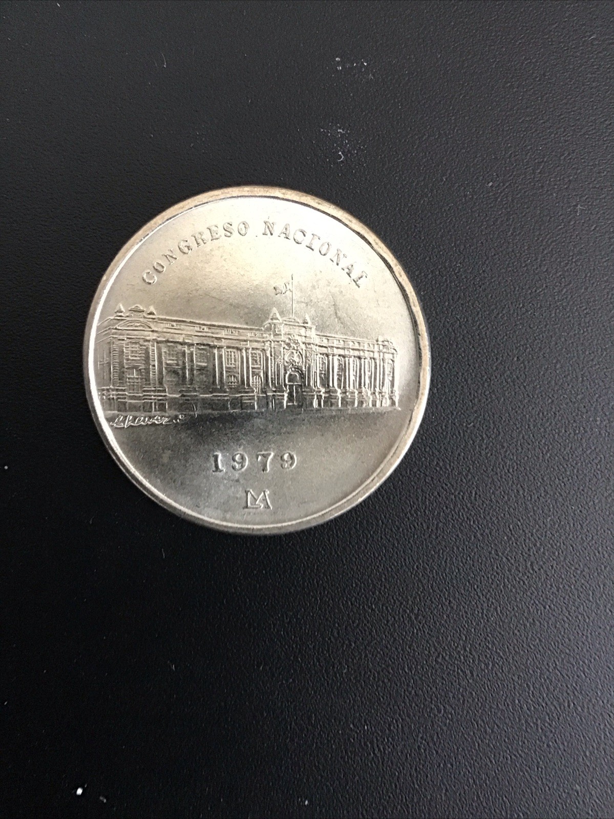 1979 Peru Congreso Nacional Silver Coin - Mil (1000) Soles - Rare Collectible 