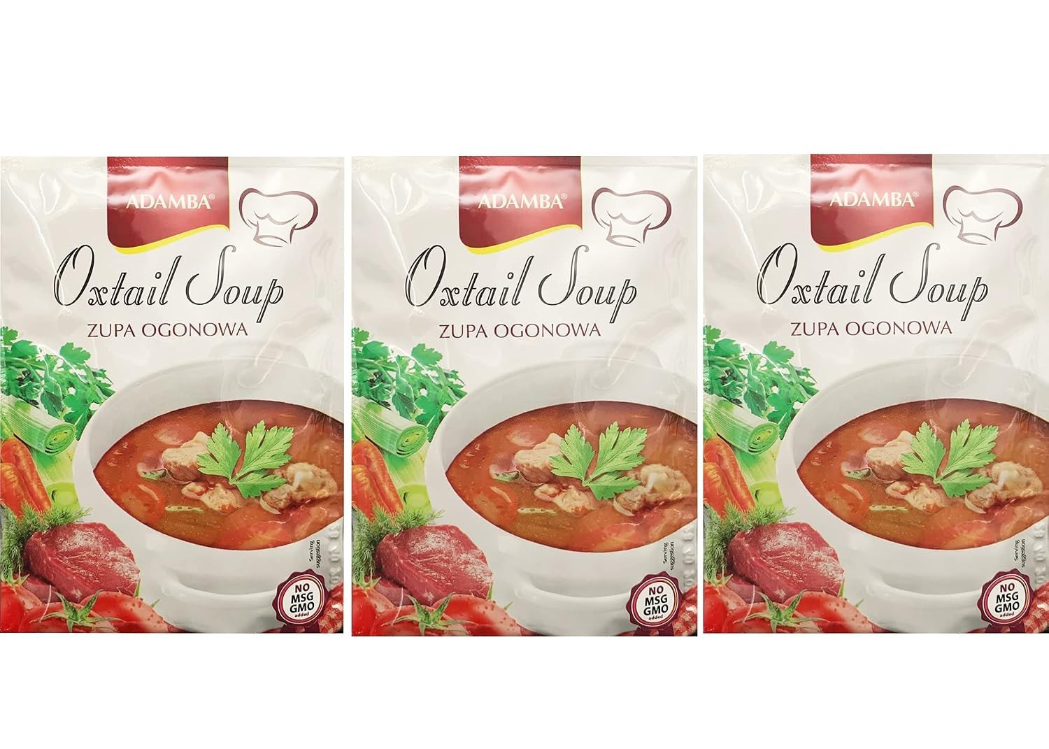 Oxtail Soup Concentrate 2.65oz 3 Pack Beef Stew Homemade Slow Cooker Recipe