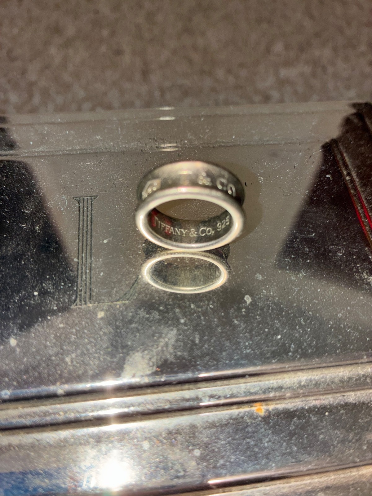 Tiffany & Co. 1837 Sterling 925 Silver Ring Concave Band 1997 Size 7 Tiffany & Co. 1837 Sterling 925 Silver Ring Concave Band 1997 Size 7