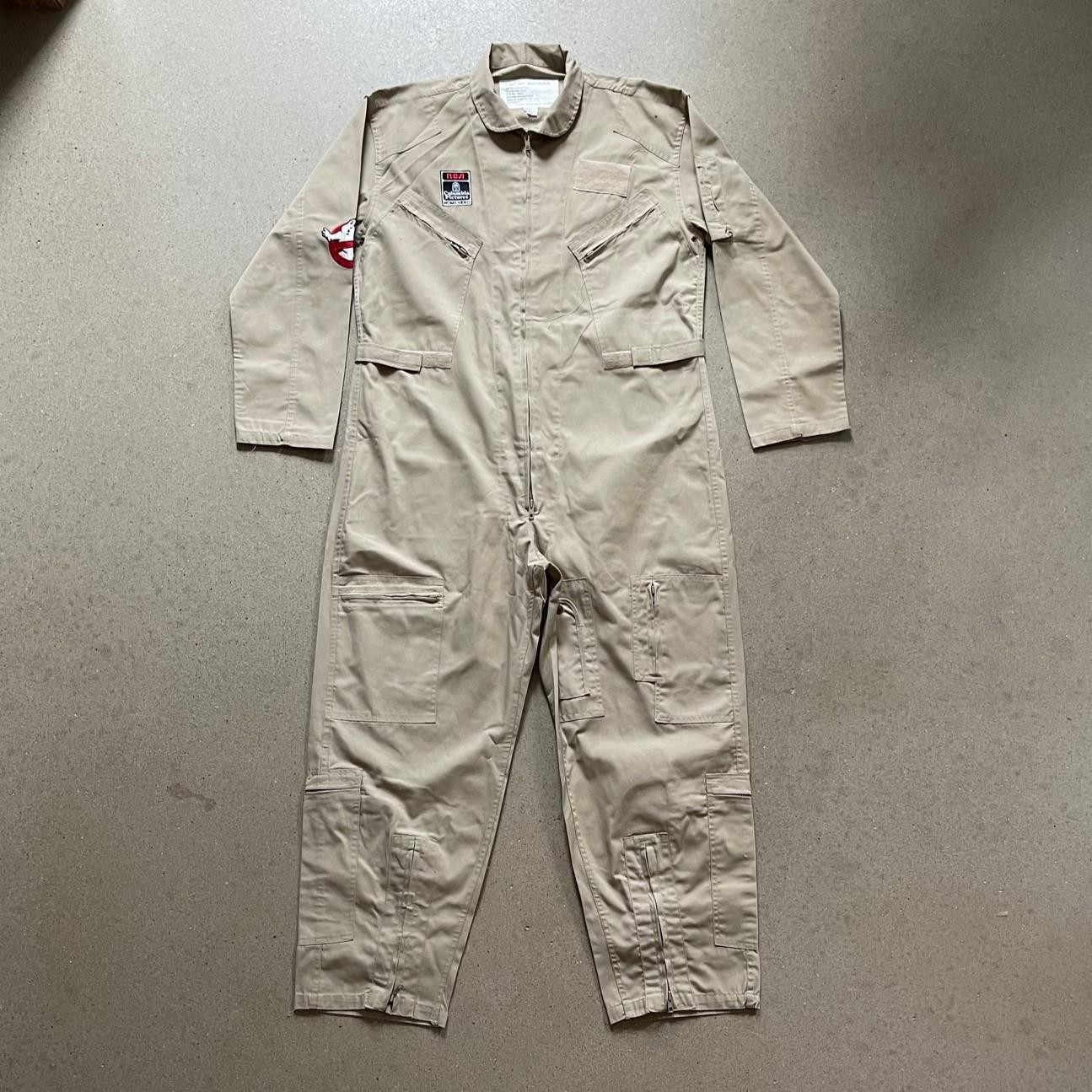 1984 Ghostbusters RCA Promo Clean Flight Suit Tan Embroidered Logo Rare VHS Item 1984 Ghostbusters RCA Promo Clean Flight Suit Tan Embroidered Logo Rare VHS Item