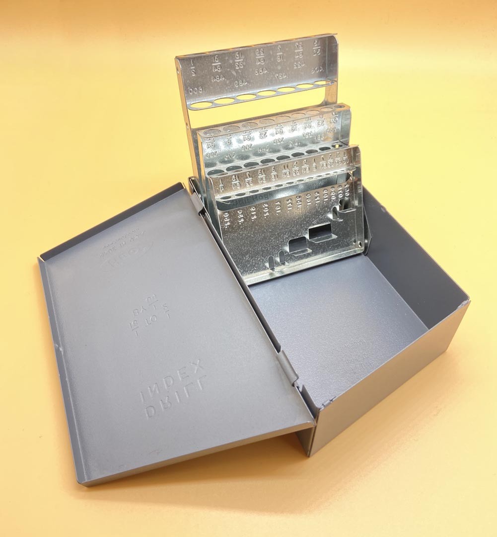Drill Hog® Empty Case for 29 Piece Drill Bit Set Case Index MADE IN USA Warranty Drill Hog® Empty Case for 29 Piece Drill Bit Set Case Index MADE IN USA Warranty