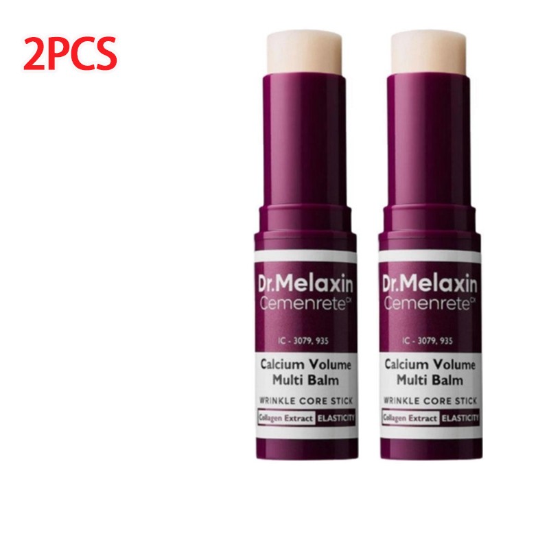 2PCS Dr.Melaxin Cemenrete Calcium Multi Balm - Anti Wrinkle Face Eye Stick