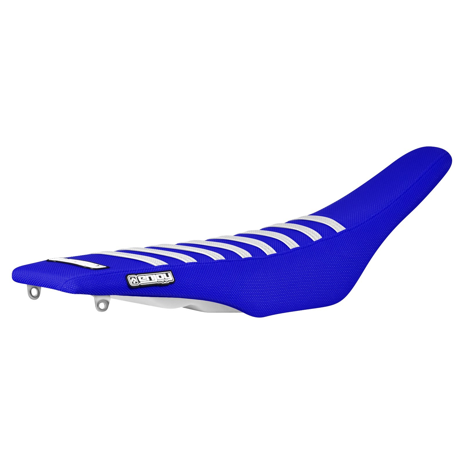 1998-2002 YAMAHA YZF 426 400 gripper seat cover   all BLUE/ WHITE ribs #76