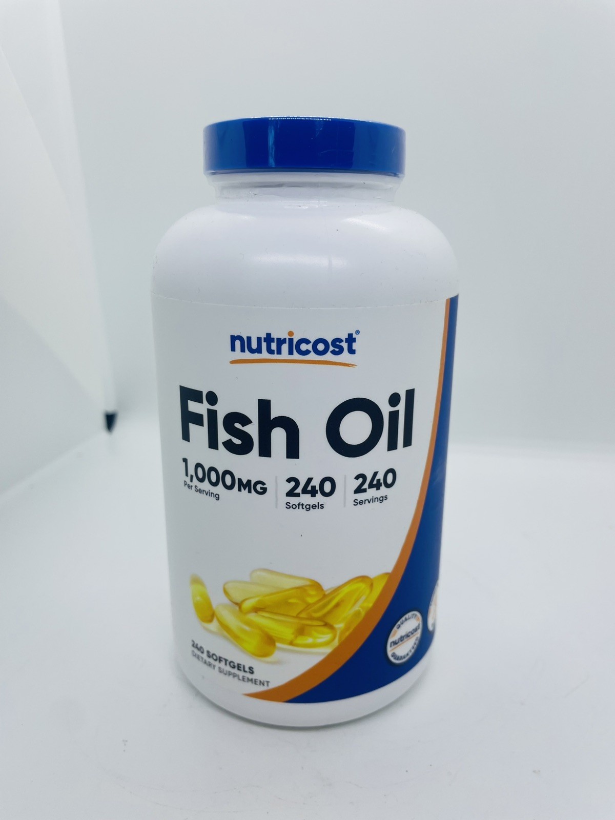 Nutricost High Quality Fish Oil 1000mg (560mg of Omega-3), 240 Softgels Nutricost High Quality Fish Oil 1000mg (560mg of Omega-3), 240 Softgels