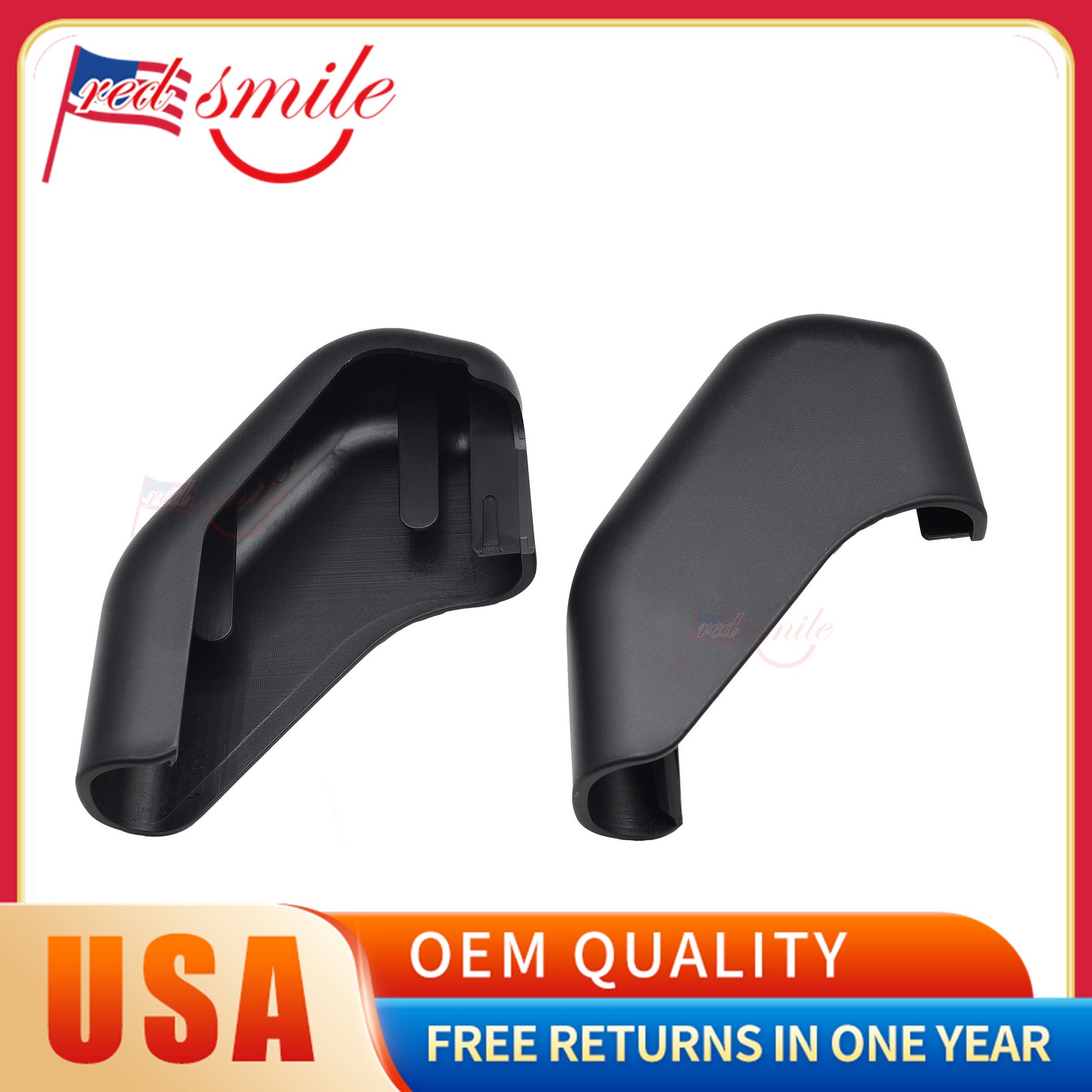 NEW 2X Step Board Black End Caps Kit For 2022-2025 Toyota Tundra 2023 2024