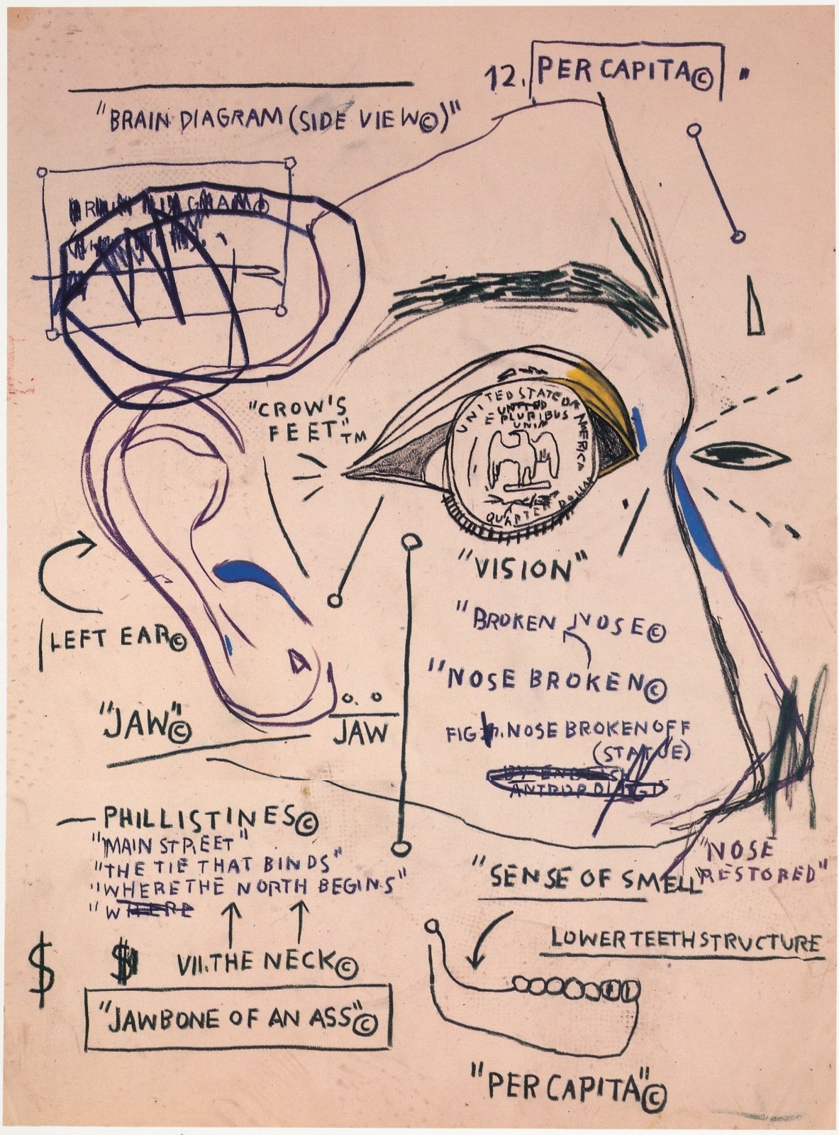 Basquiat Salle Fischl Baselitz Penck 1984 Exhibition Brochure Mary Boone Gallery Basquiat Salle Fischl Baselitz Penck 1984 Exhibition Brochure Mary Boone Gallery