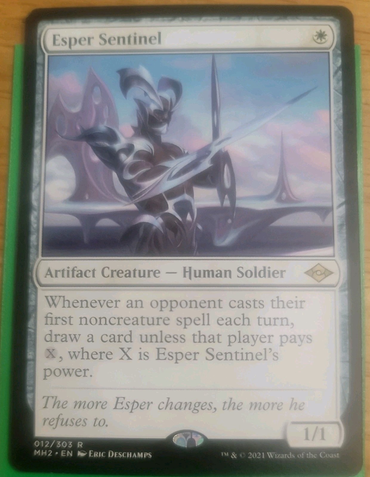 Esper Sentinel Modern Horizons 2 MH2 NM Rare #12 Non Foil Ships free priority Esper Sentinel Modern Horizons 2 MH2 NM Rare #12 Non Foil Ships free priority