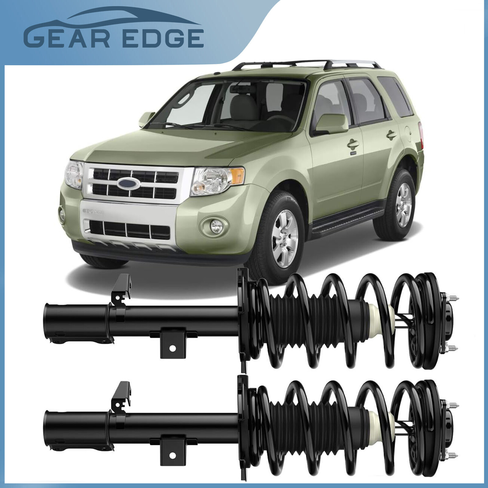 Front Struts Shock For 01-12 Ford Escape 2005-2011 Mercury Mariner 171593 171594