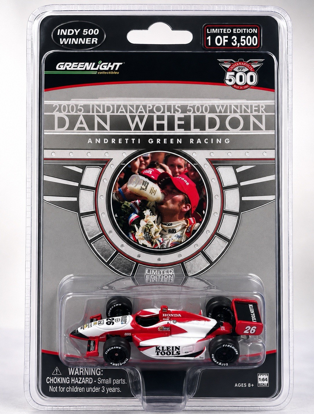 GreenLight Dan Wheldon 2005 Indy 500 Winner #26 1:64 Diecast Limited 1/3500 GreenLight Dan Wheldon 2005 Indy 500 Winner #26 1:64 Diecast Limited 1/3500