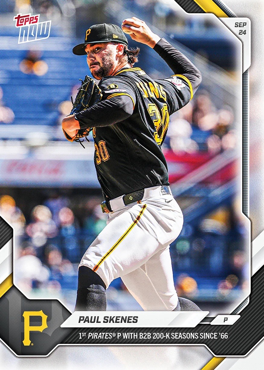 Paul Skenes - 2026 MLB Topps NOW® - Card 714 - *PRESALE*