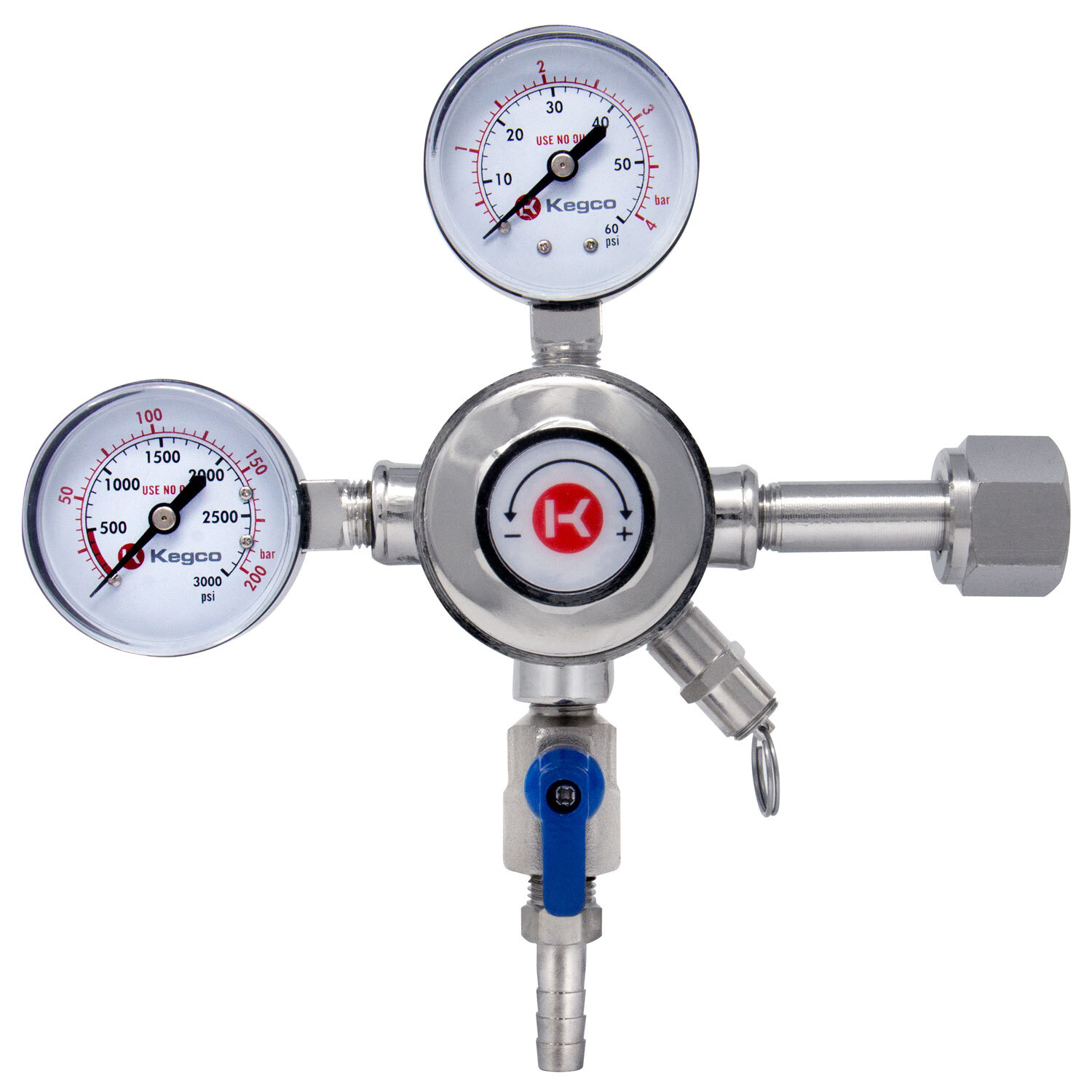 Kegco Pro Series Commercial Grade Dual Gauge Co2 Keg Beer Kegerator Regulator