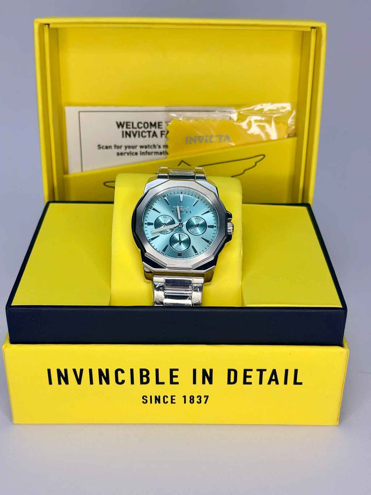 48913 Invicta Speedway Mens 42mm Multifunction Blue Dial