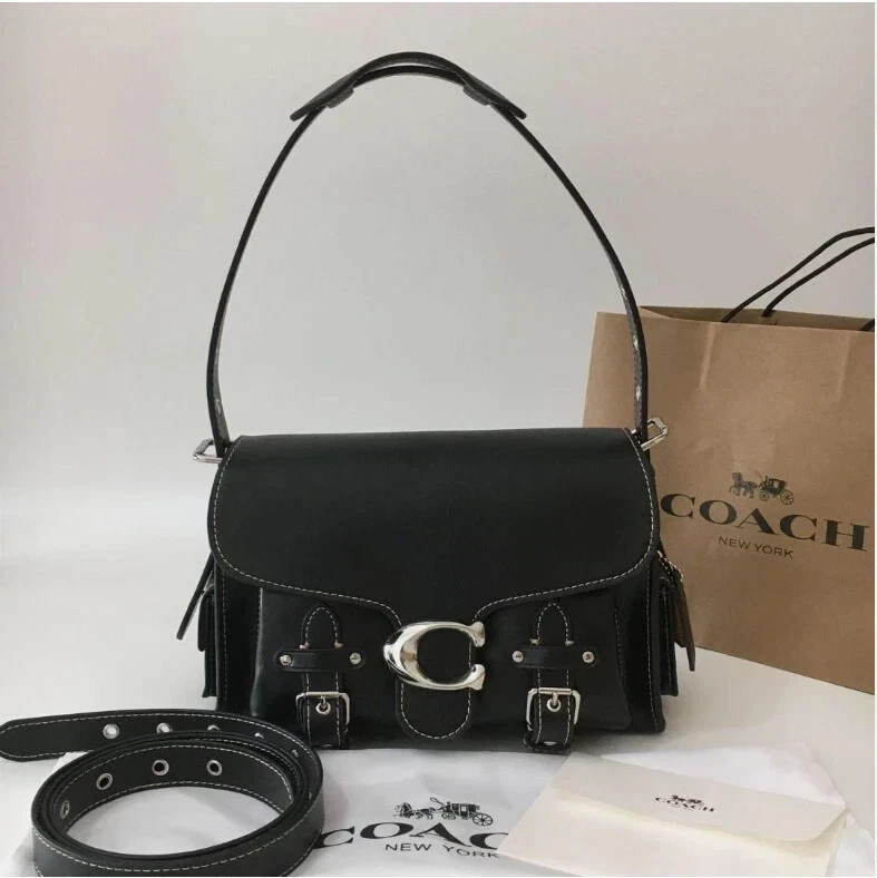 COACH CT721 Cargo Soft Tabby Shoulder Bag Black Crossbody Bag Brand New Outlet COACH CT721 Cargo Soft Tabby Shoulder Bag Black Crossbody Bag Brand New Outlet