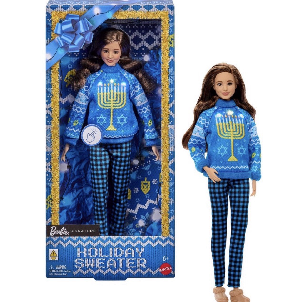 Pre-order Barbie Signature Holiday Sweater Fashion Doll 12 Wavy Hair Pre-order Barbie Signature Holiday Sweater Fashion Doll 12 Wavy Hair