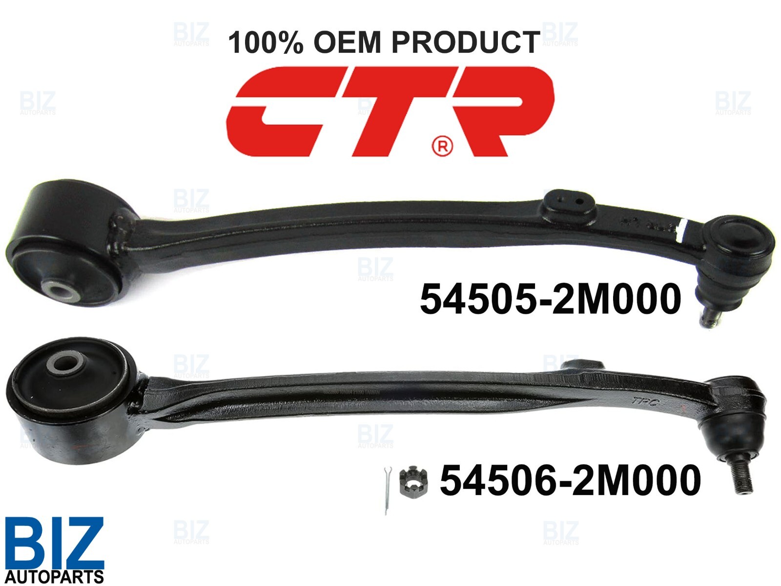 CTR Control Arms LEFT RIGHT for 2010-2016 GENESIS COUPE 54505-2M000 54506-2M000
