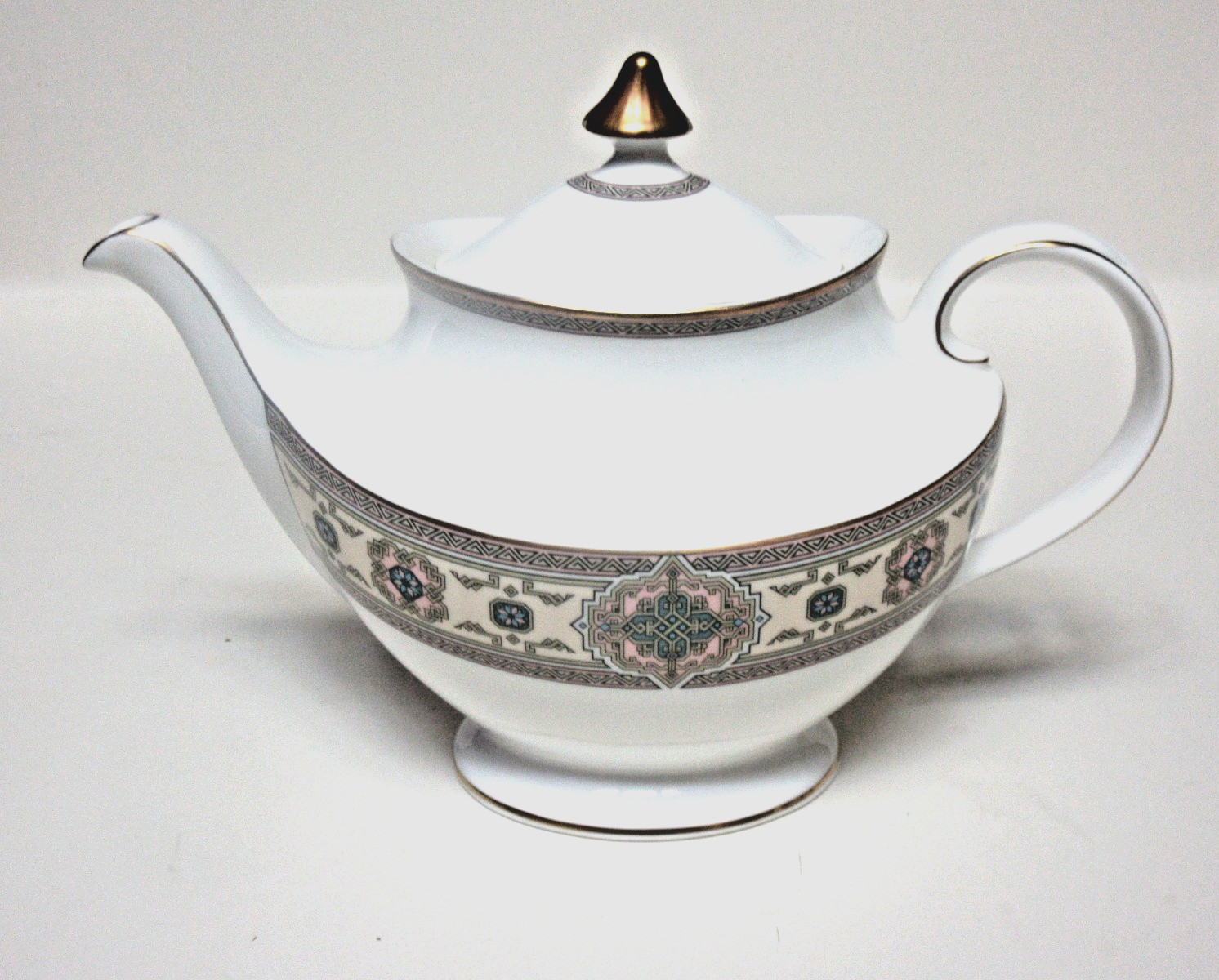 VTG ROYAL DOULTON BONE CHINA LONGWOOD PATTERN TEAPOT H2550 1993 - MINT