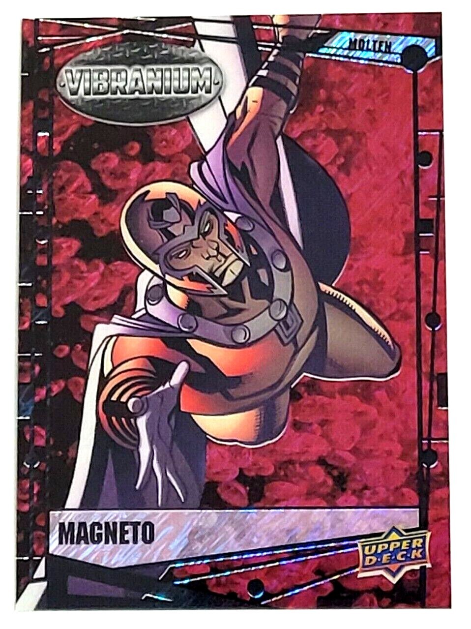 2015 MARVEL VIBRANIUM MAGNETO 267/299 MOLTEN RARE RAW FRAME VARIANT X-MEN 2015 MARVEL VIBRANIUM MAGNETO 267/299 MOLTEN RARE RAW FRAME VARIANT X-MEN