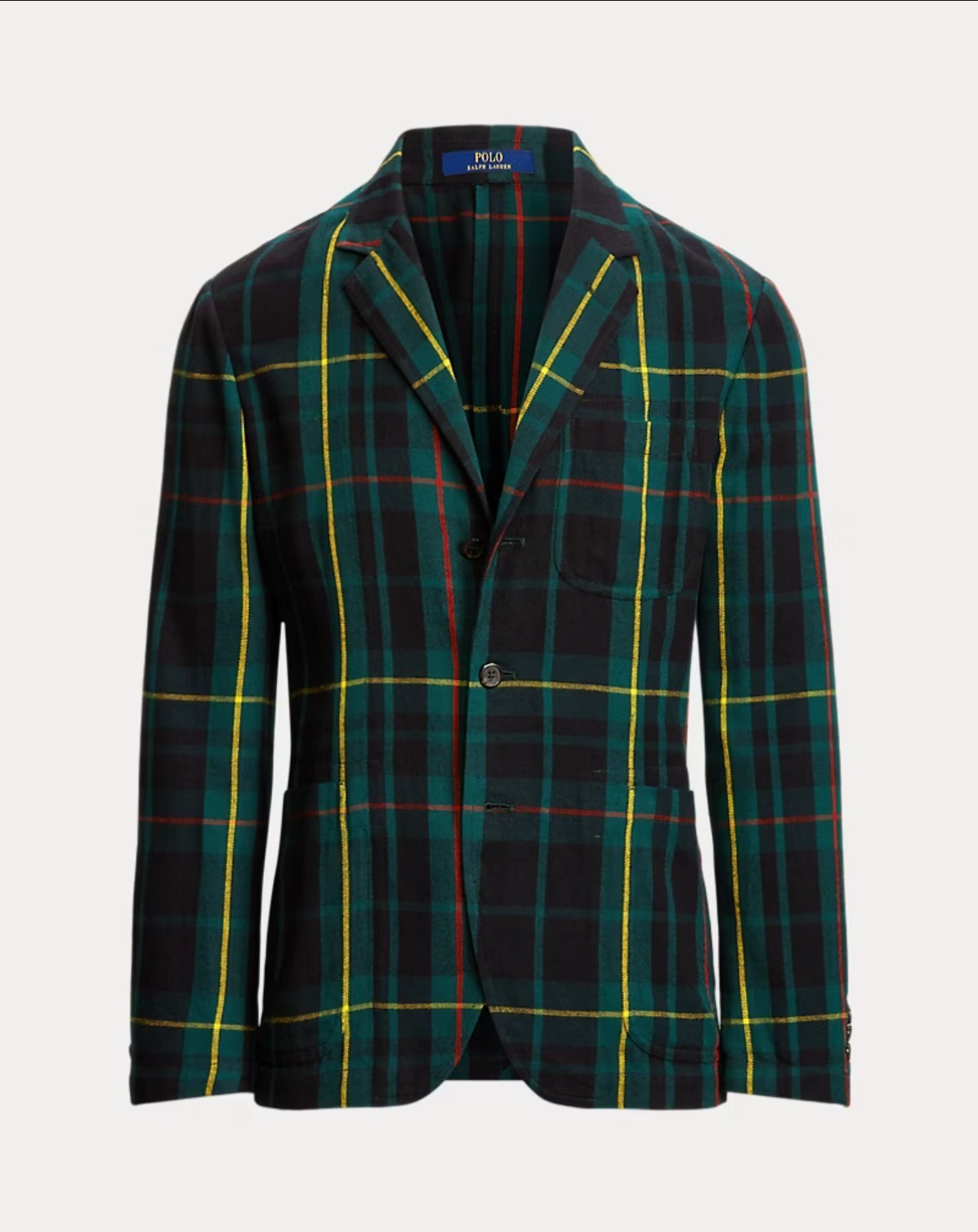 Polo Ralph Lauren Men's Plaid Flannel Suit Jacket Polo Ralph Lauren Men's Plaid Flannel Suit Jacket