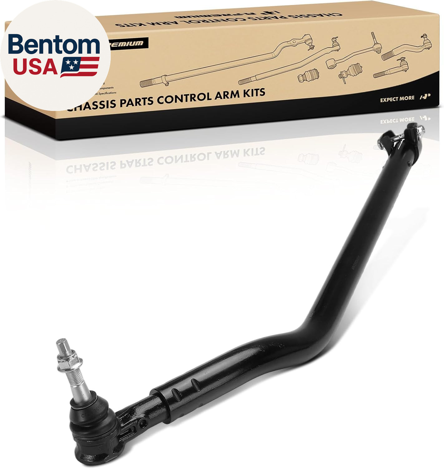 at Spindle Steering Drag Link, Compatible with Jeep JL Series Wrangler 2018-2025