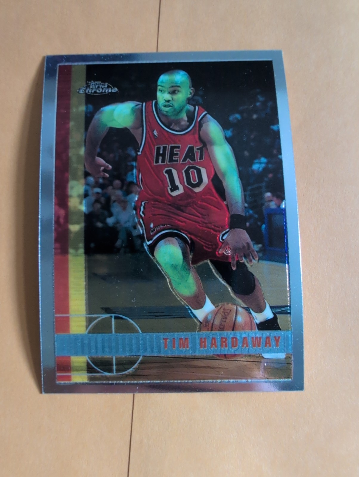 1997-98 Topps Chrome - Tim Hardaway #156 Refractor 1997-98 Topps Chrome - Tim Hardaway #156 Refractor