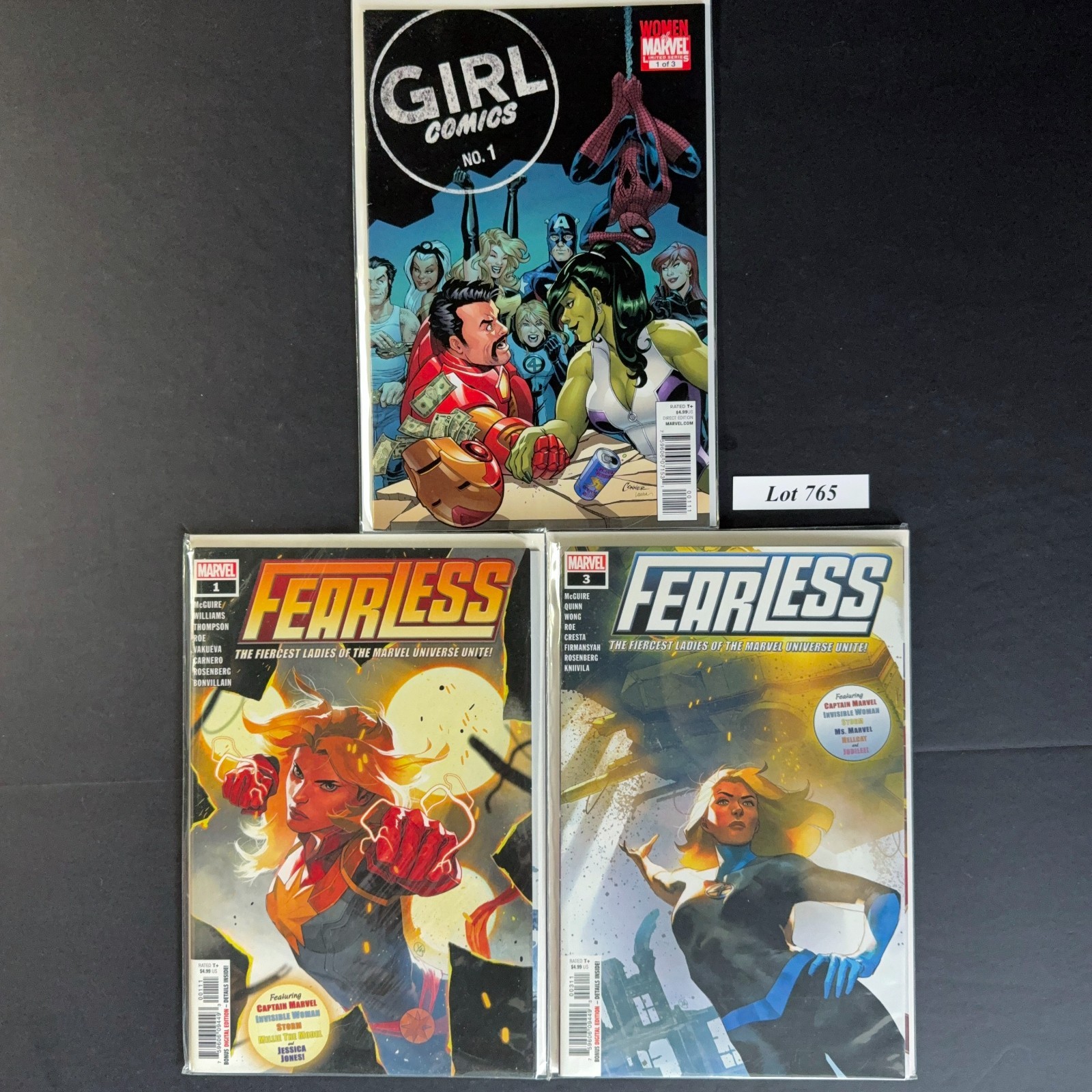 Fearless #1 & 3, Girl Comics #1 lot Fearless #1 & 3, Girl Comics #1 lot