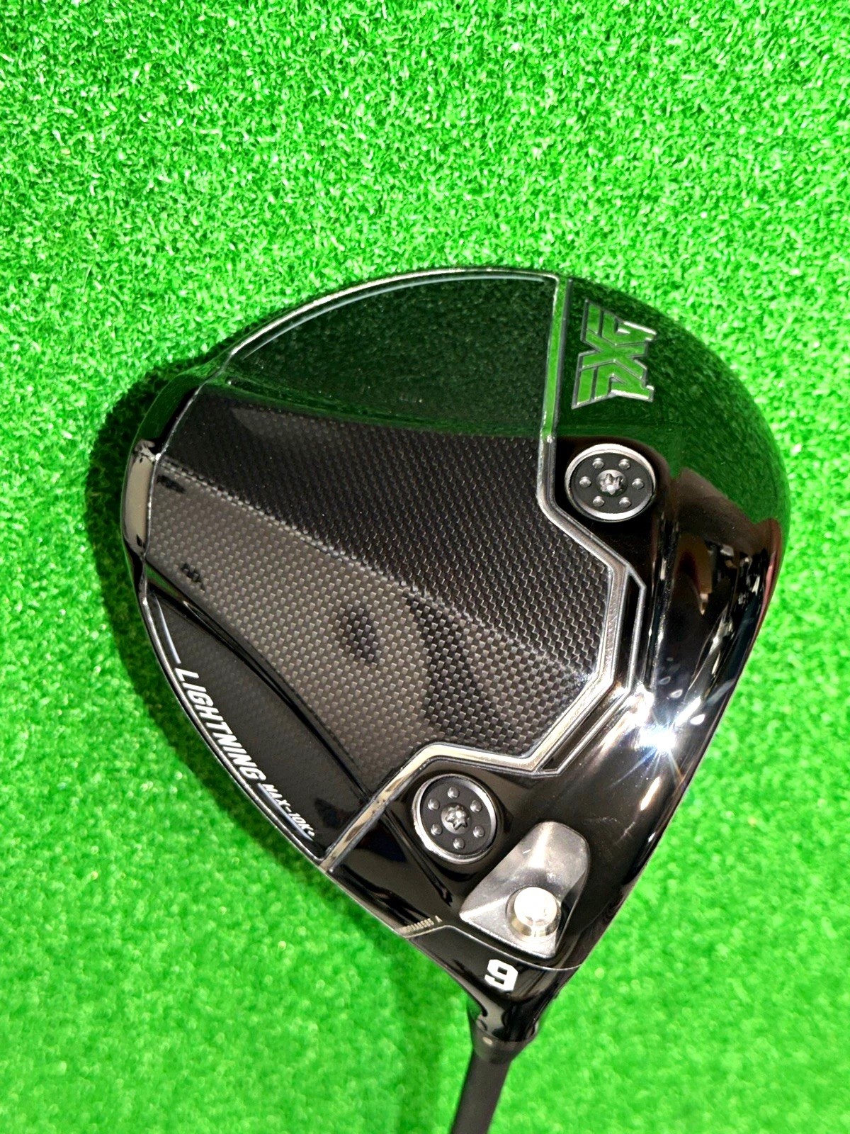 *MINT* PXG Lightning Max 10k + Driver, 9°, stiff 60g HZRDUS, headcover, RH *MINT* PXG Lightning Max 10k + Driver, 9°, stiff 60g HZRDUS, headcover, RH