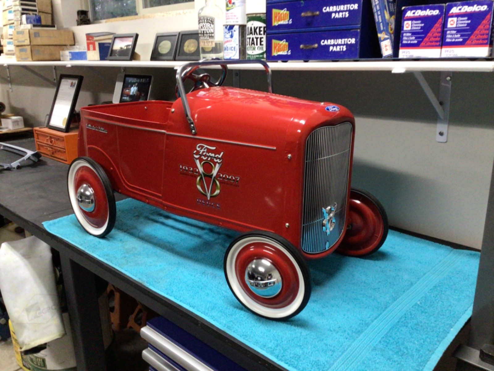 1932 Ford Roadster pedal car official Ford licenced w/original box 1932 Ford Roadster pedal car official Ford licenced w/original box
