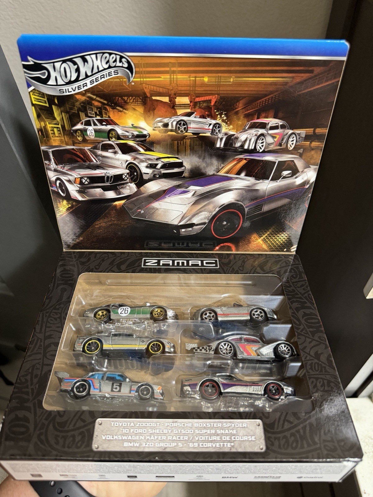 2026 Hot Wheels Silver Series ZAMAC 6-Car Set JLB26 Porsche Corvette BMW NEW 2026 Hot Wheels Silver Series ZAMAC 6-Car Set JLB26 Porsche Corvette BMW NEW