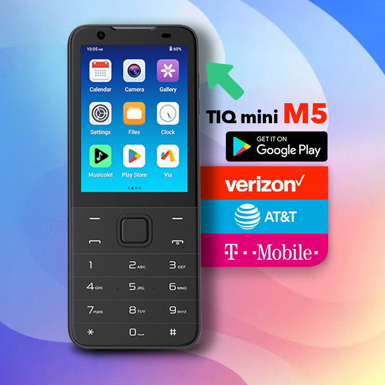 TIQ Mini M5 Android 13  Phone 3GB RAM 32GB 2.8