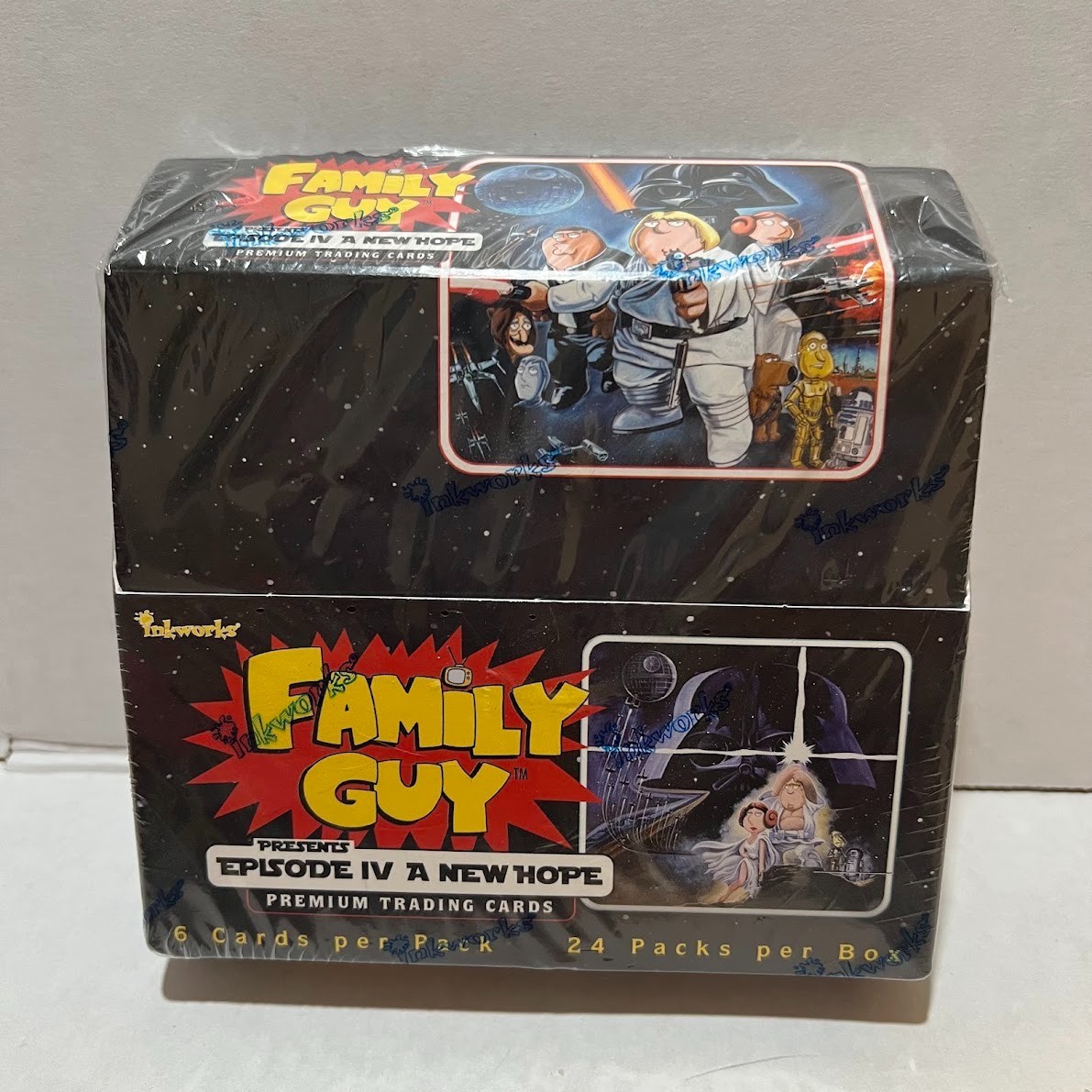 2008 Family Guy Inkworks Episode IV A New Hope Trading Cards Sealed Booster Box 2008 Family Guy Inkworks Episode IV A New Hope Trading Cards Sealed Booster Box