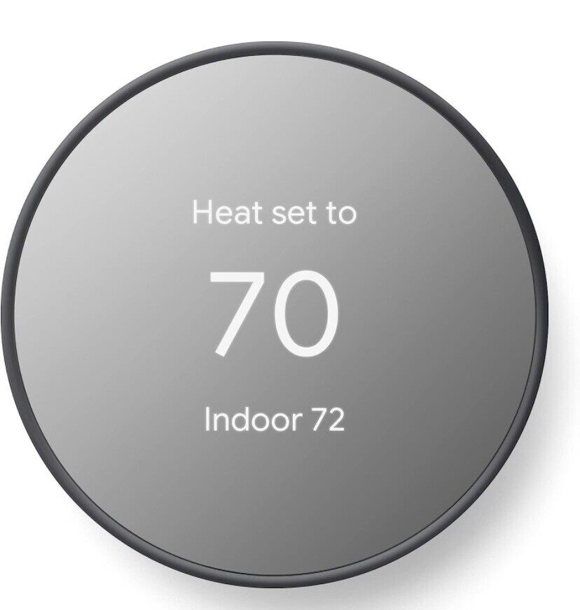 Google Nest Programmable Smart Wi-Fi Thermostat - Charcoal