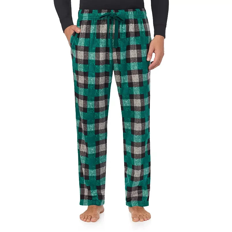 Men\'s Cuddl Duds Green Buffalo Plaid Fleece Lounge Pants PJ\'s - M - NWT\'s Men\'s Cuddl Duds Green Buffalo Plaid Fleece Lounge Pants PJ\'s - M - NWT\'s