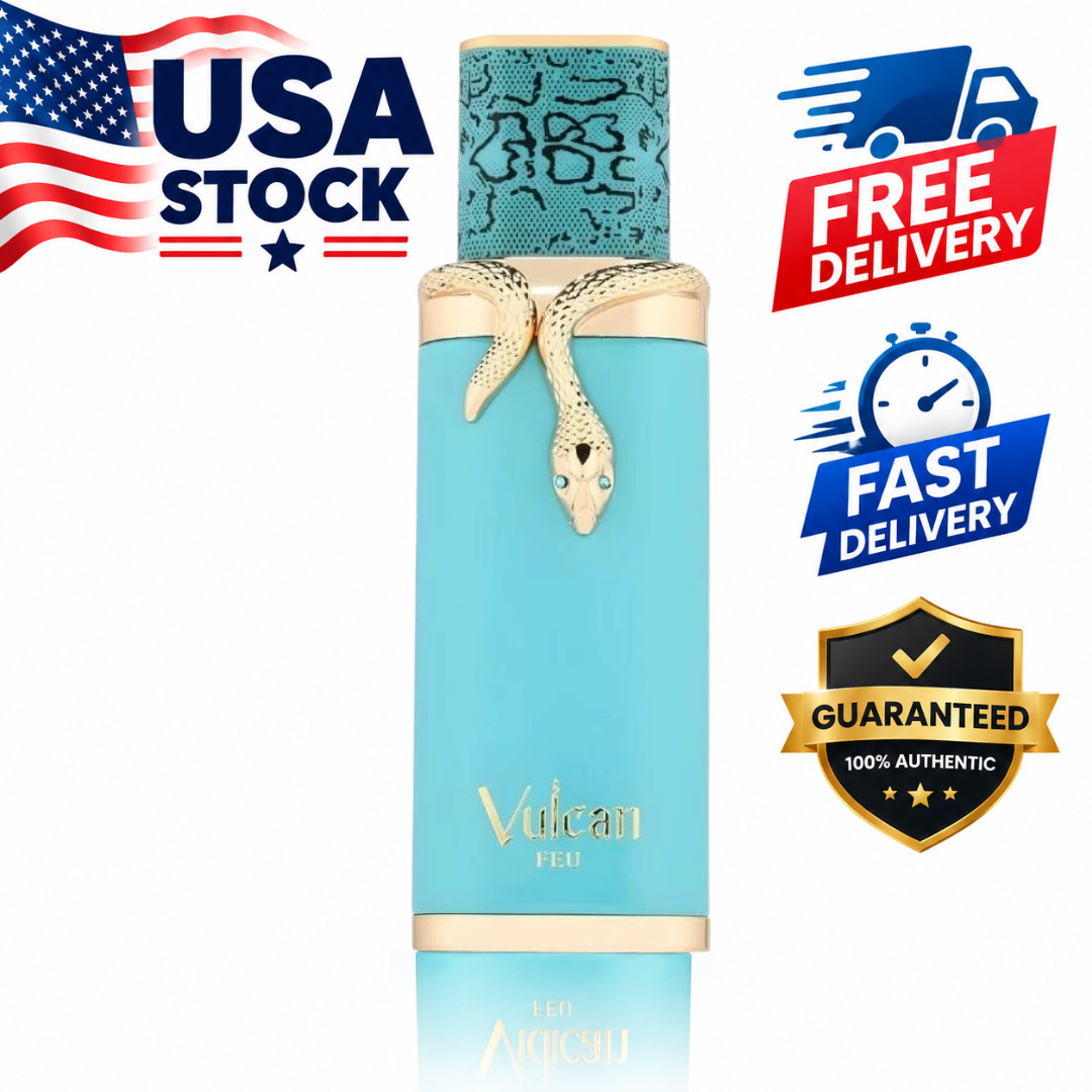 NEW Vulcan Feu French Avenue By Fragrance World 3.4 Oz Eau De Parfum Men Spray NEW Vulcan Feu French Avenue By Fragrance World 3.4 Oz Eau De Parfum Men Spray
