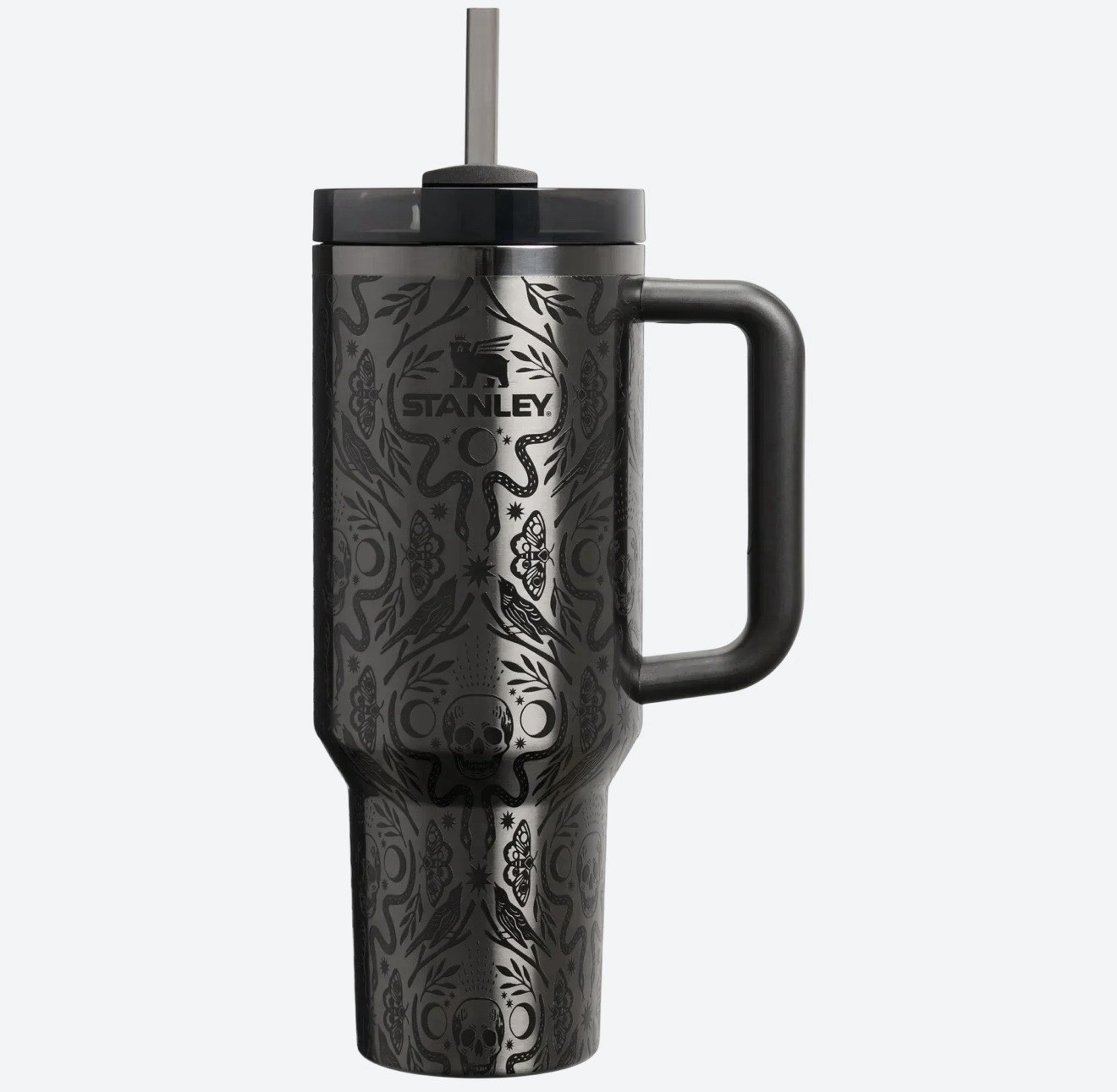 Stanley Deadly Damask 40oz Halloween Quencher H2.0 FlowState Tumbler NIB