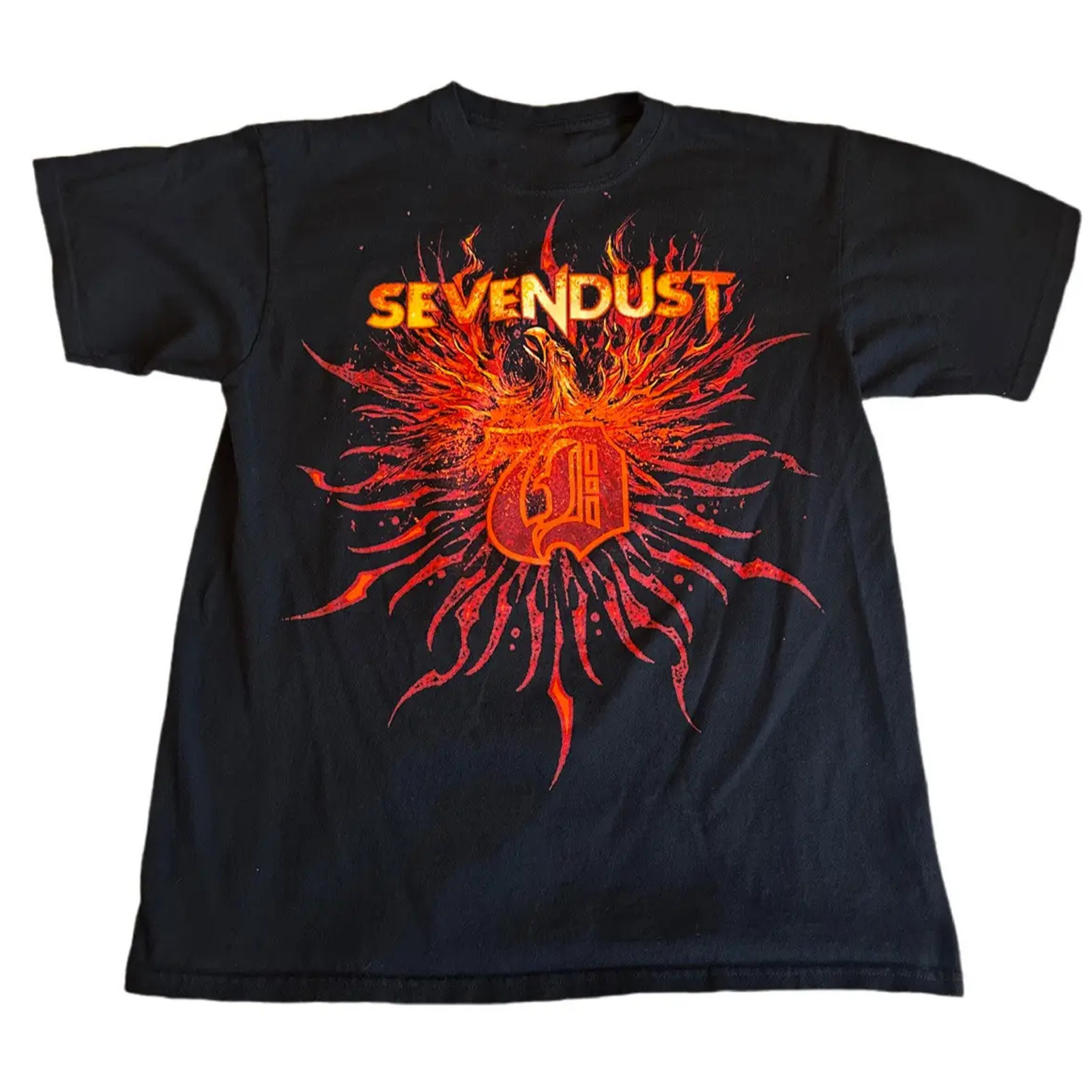 Vintage Sevendust Band Short Sleeve Cotton Black All Size T-Shirt Vintage Sevendust Band Short Sleeve Cotton Black All Size T-Shirt