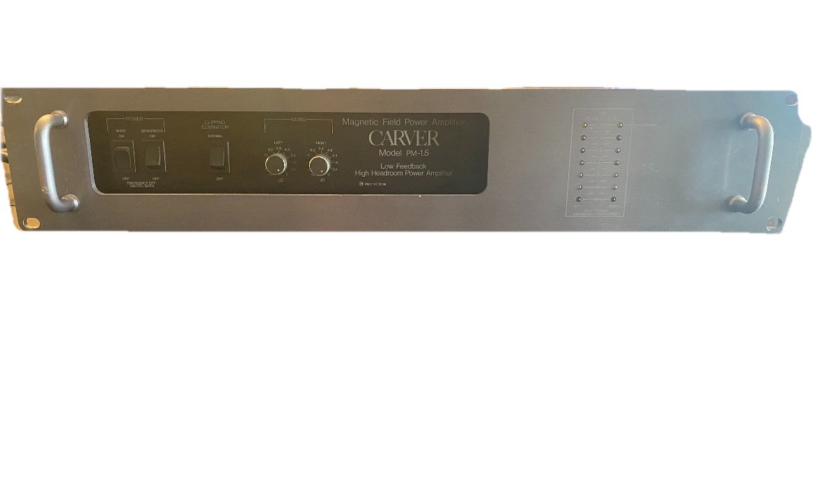 Carver Model PM 1.5, Amp Receiver, Serviced With New Battery Compactor Carver Model PM 1.5, Amp Receiver, Serviced With New Battery Compactor