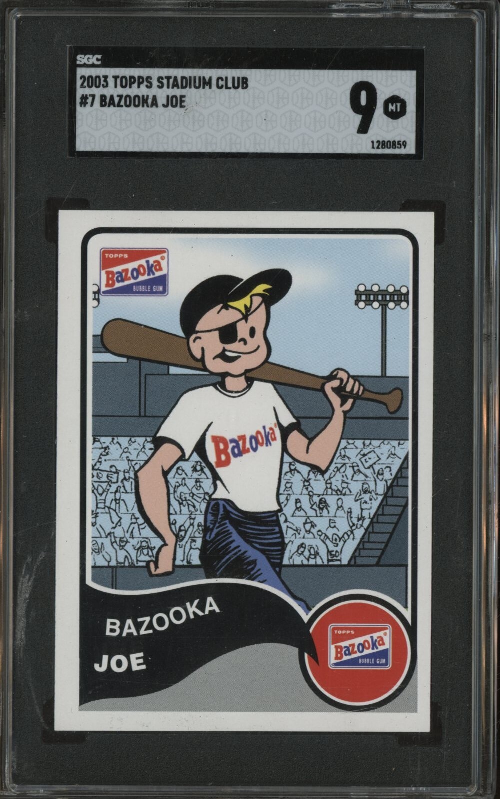 2003 Topps Stadium Club #7 Bazooka Joe RC SGC 9 MINT 2003 Topps Stadium Club #7 Bazooka Joe RC SGC 9 MINT