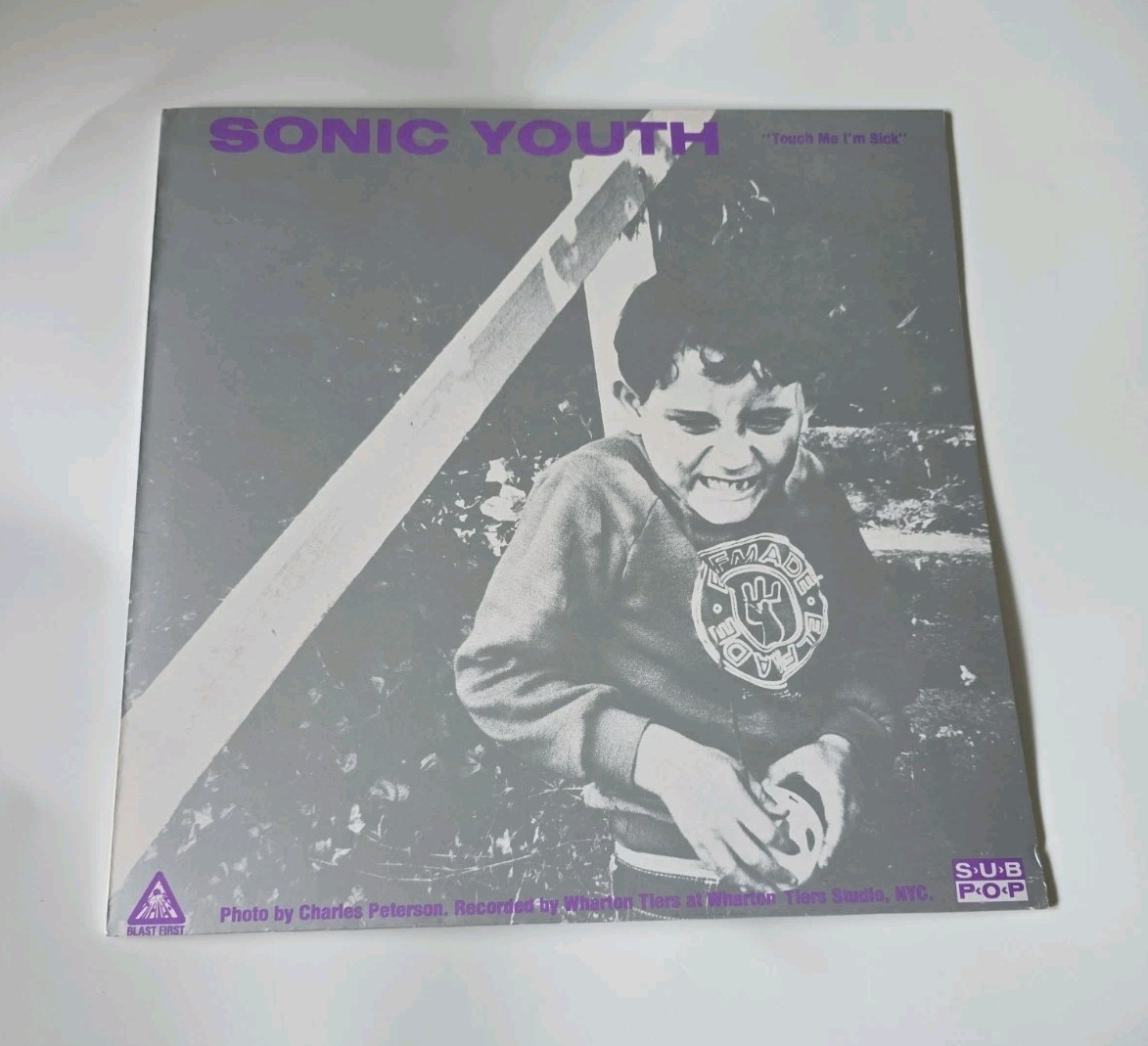 MUDHONEY + SONIC YOUTH Vinyl 1990s Blast First UK Tour Poster MUDHONEY + SONIC YOUTH Vinyl 1990s Blast First UK Tour Poster