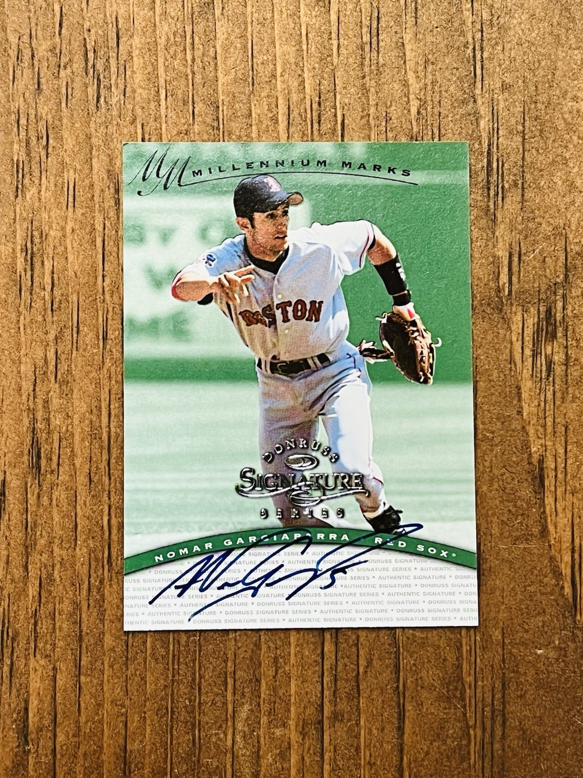 1997 Donruss Signature Millenium Marks-Nomar Garciaparra Auto/1000🔥Red Sox 1997 Donruss Signature Millenium Marks-Nomar Garciaparra Auto/1000🔥Red Sox