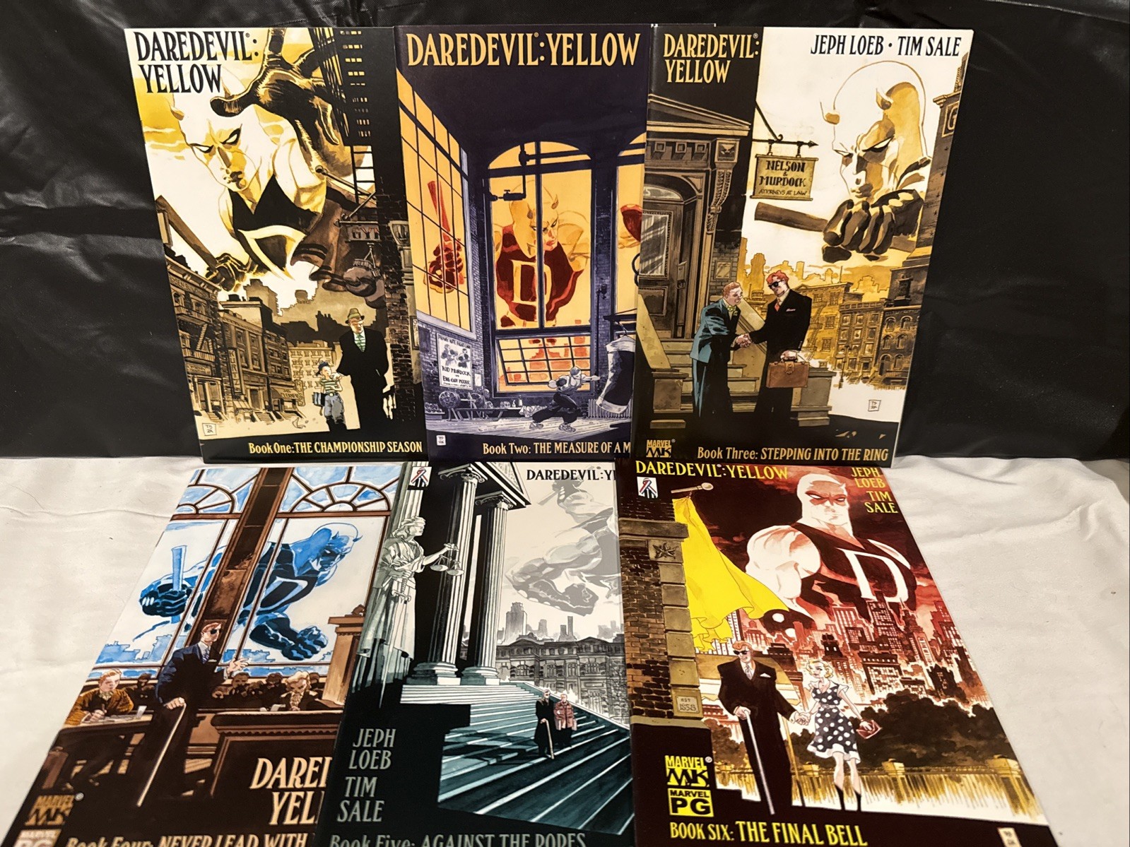 Daredevil Yellow #1-6, Tim Sale & Jeph Loeb, Complete 2001 Series Daredevil Yellow #1-6, Tim Sale & Jeph Loeb, Complete 2001 Series