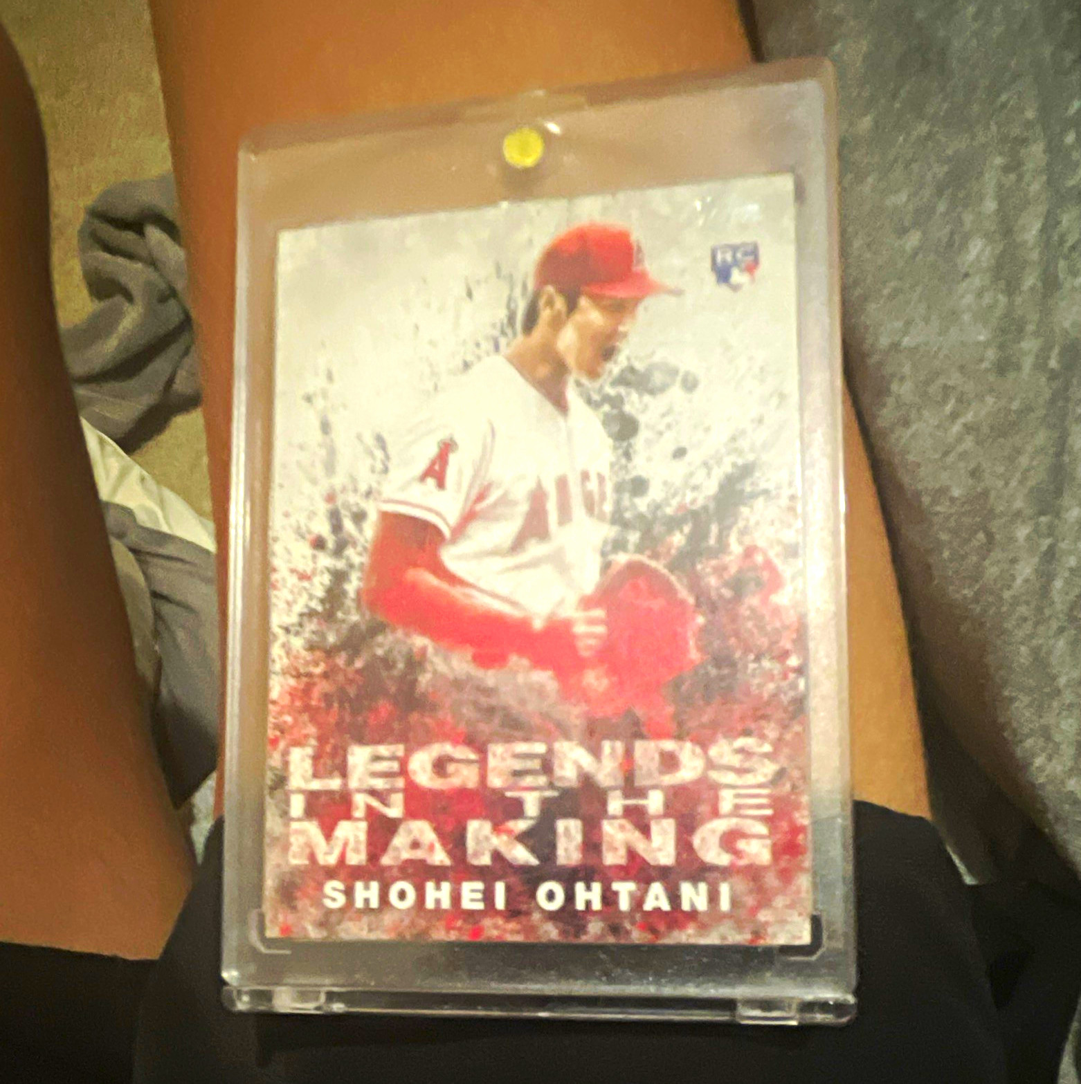 Topps 2018 Update Legends in the Making Shohei Ohtani Angels RC has some damage Topps 2018 Update Legends in the Making Shohei Ohtani Angels RC has some damage