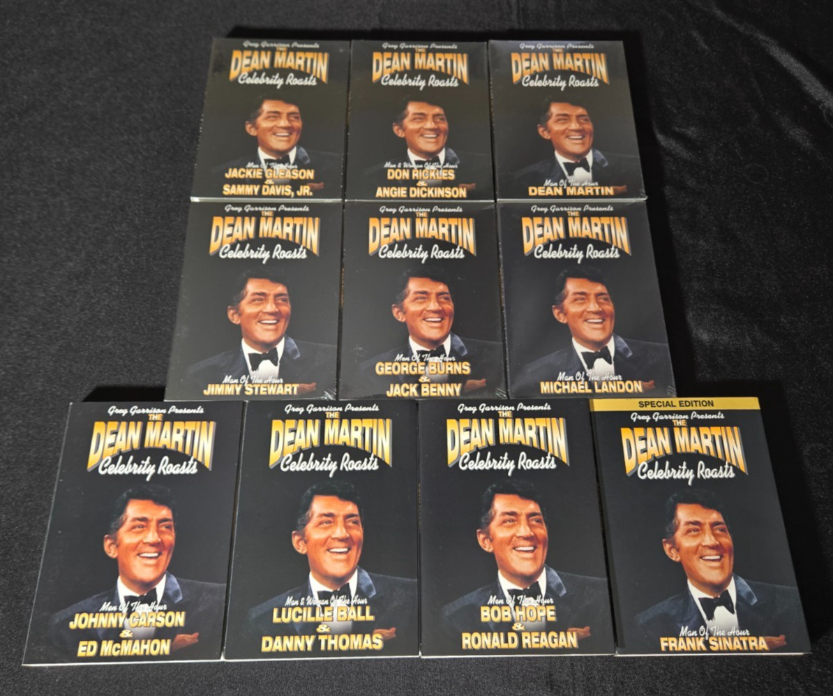 The Dean Martin Celebrity Roasts DVDs Set of 10 Mostly New Sealed Frank Sinatra The Dean Martin Celebrity Roasts DVDs Set of 10 Mostly New Sealed Frank Sinatra