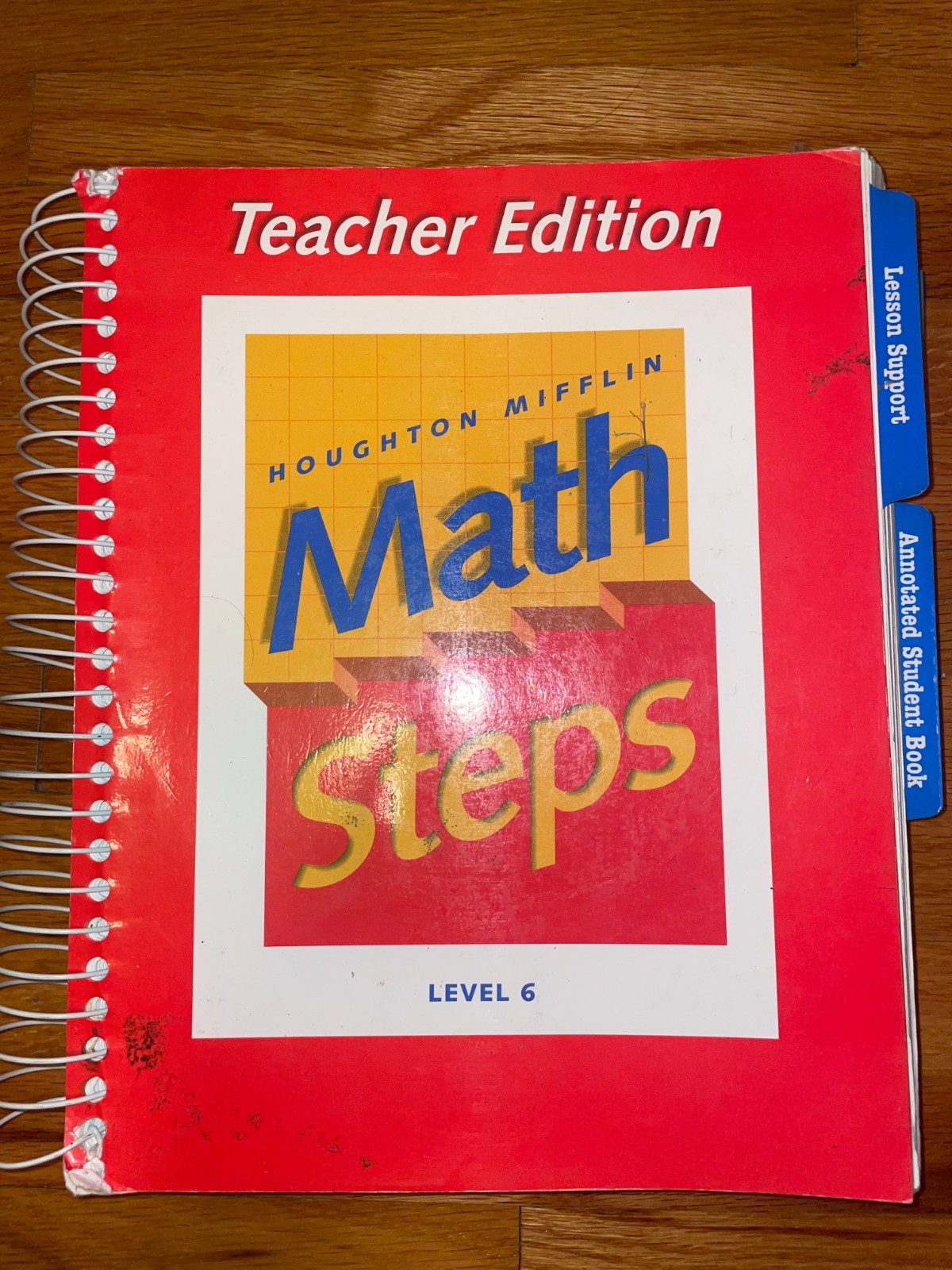 Houghton Mifflin Math Steps, Level 6, Teachers Edition - Softcover 0395985463