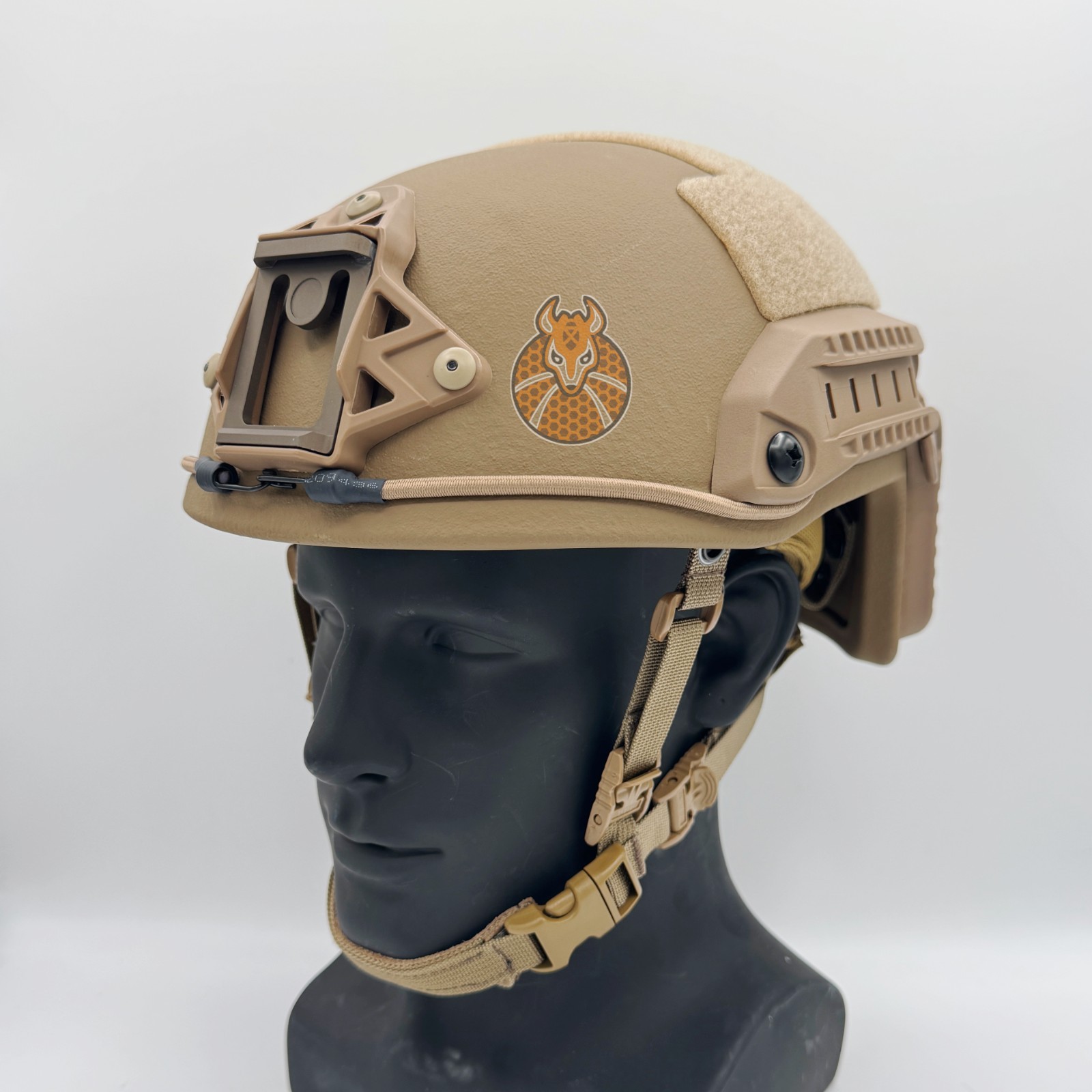 IRON ARMADILLO® Super High Cut Level 3A Ballistic Bulletproof Tactical Helmet
