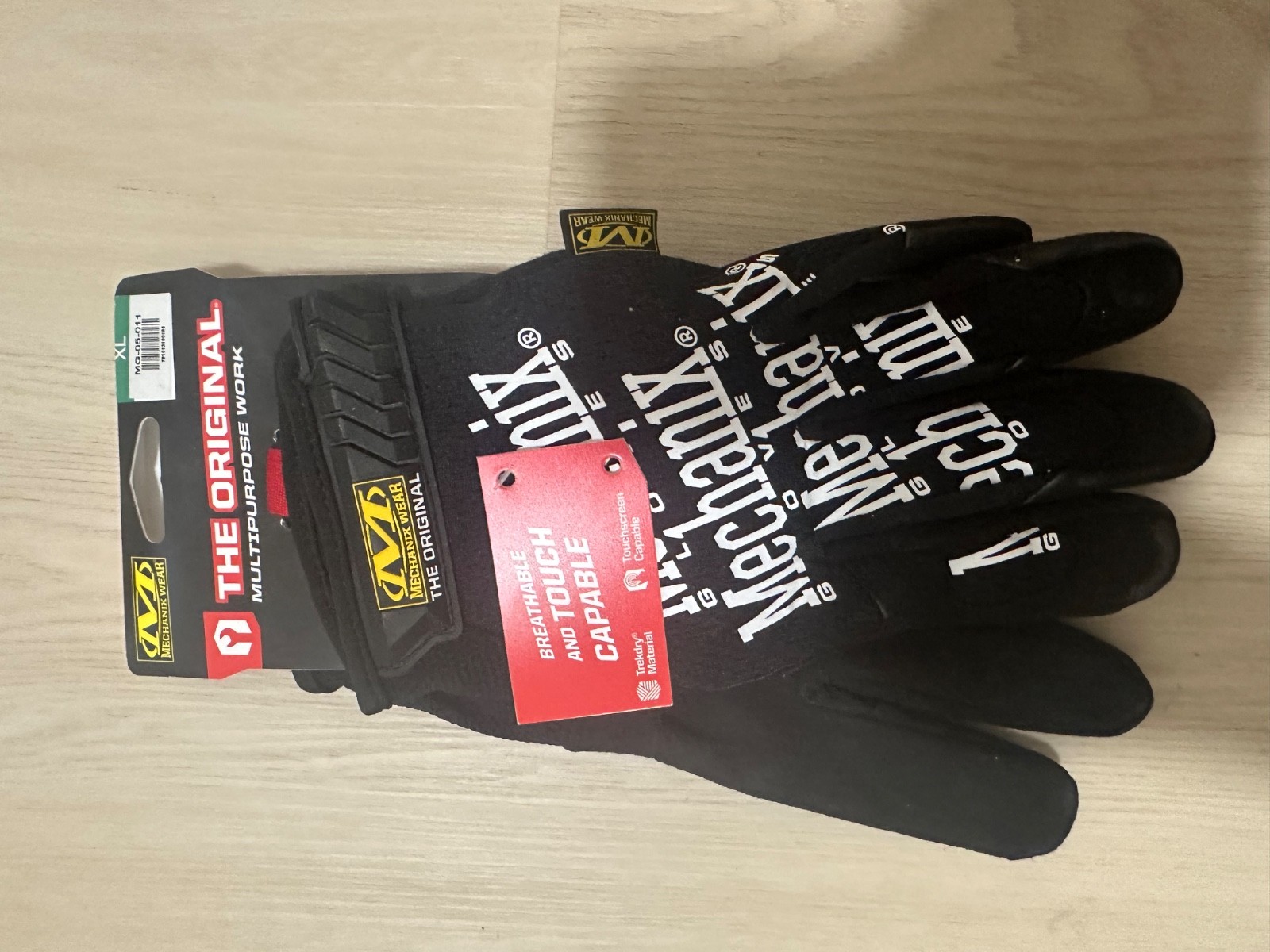 mechanix wear original gloves, brand new unused extra large