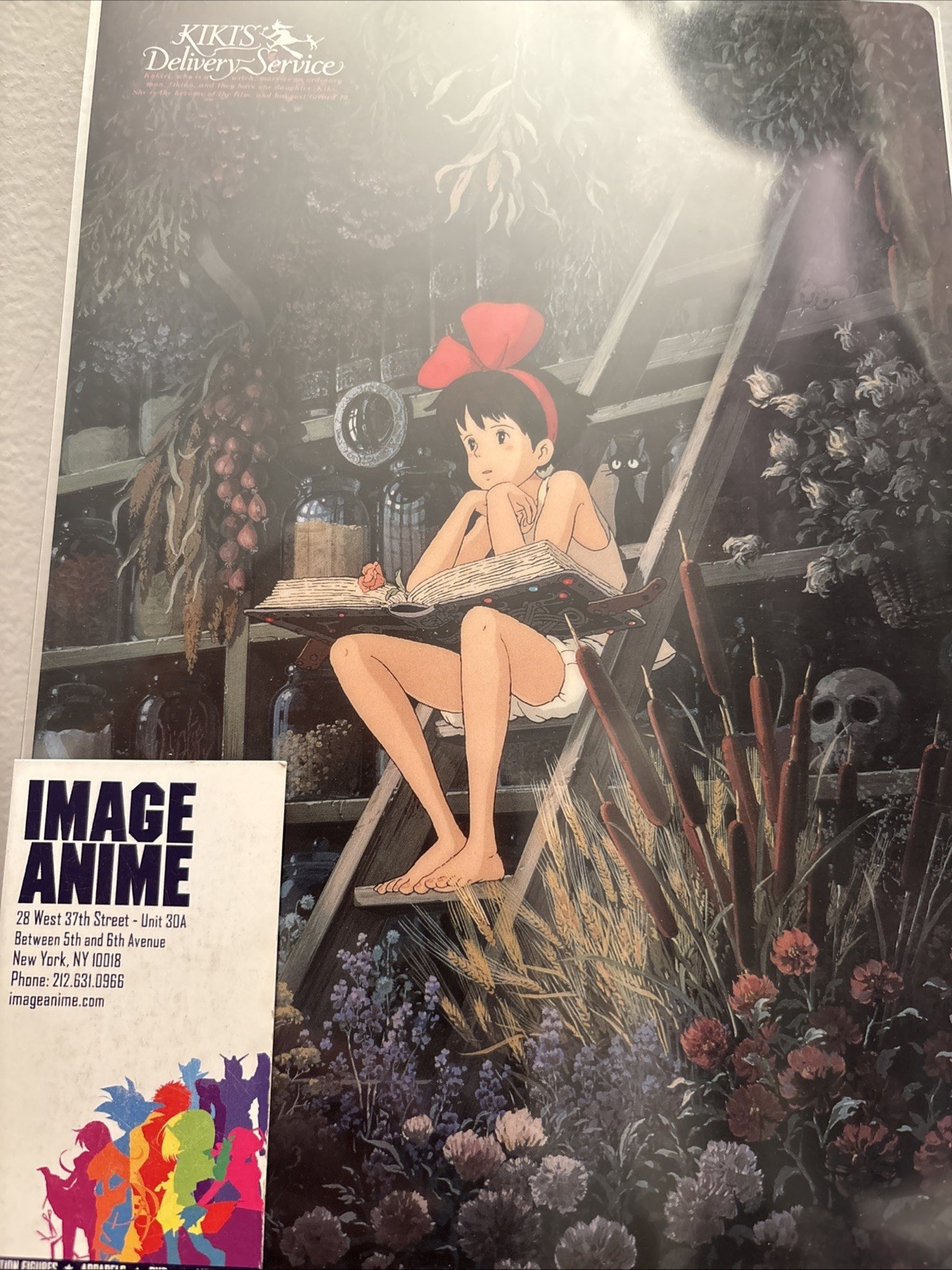 Vintage Kiki\'s Delivery Service Pencil Board Shitajiki Anime Japan m381 