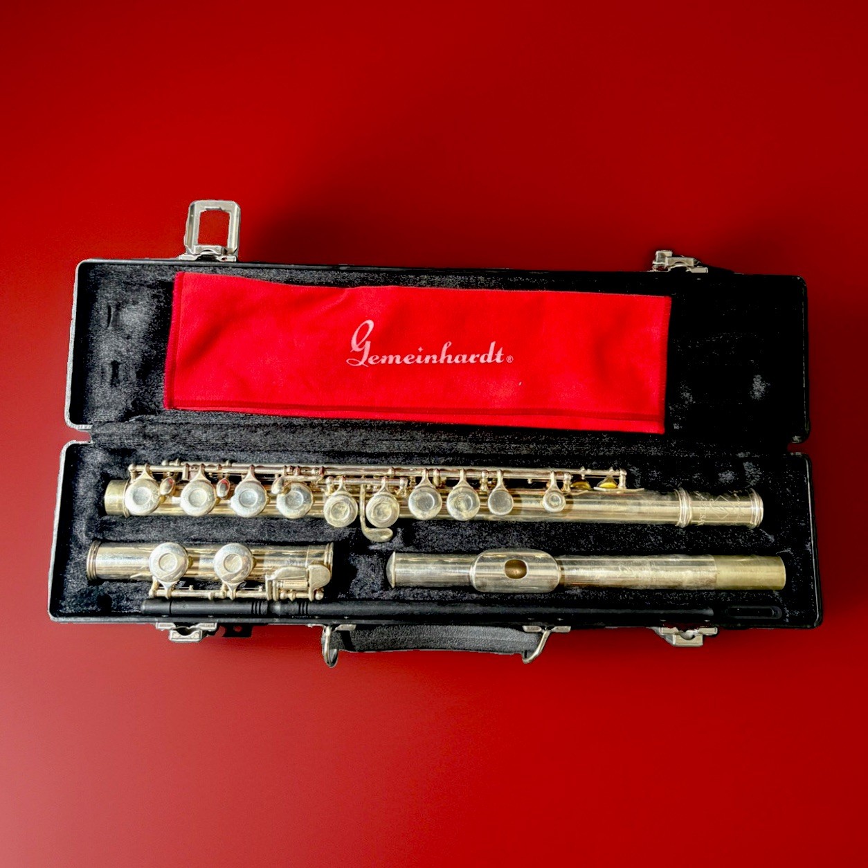 Gemeinhardt 2SP Silver Plate flute Offset G Key In OG Hard Case Nice Gemeinhardt 2SP Silver Plate flute Offset G Key In OG Hard Case Nice