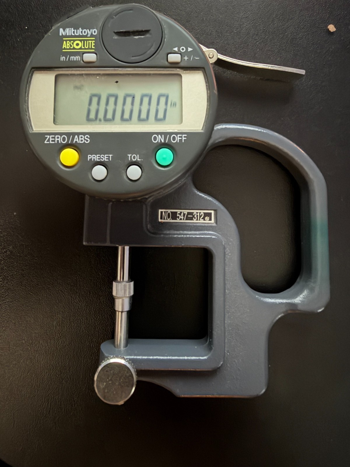 Mitutoyo Absolute Digital Indicator/Thickness Gauge 543-272BS and 547-312 Mitutoyo Absolute Digital Indicator/Thickness Gauge 543-272BS and 547-312
