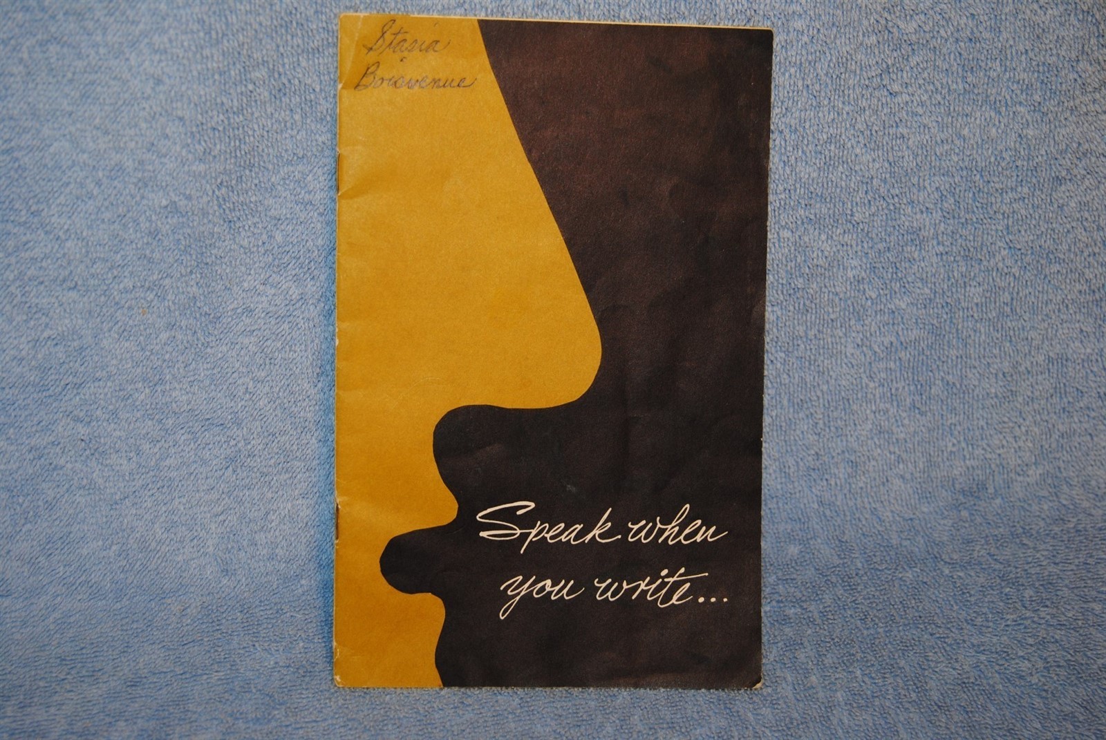 Vintage 1961 Speak When You Write Booklet Connecticut Mutual Life Insurance